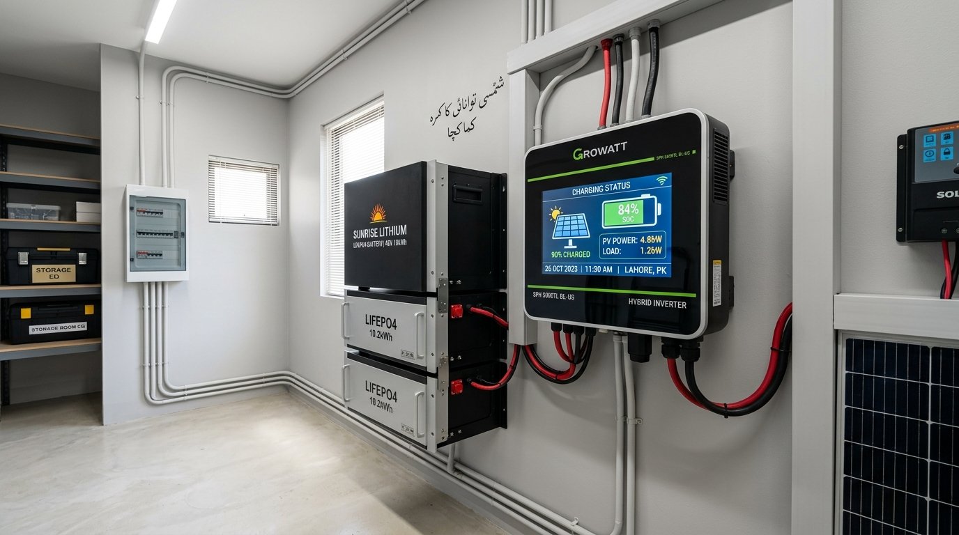 Best Solar Battery for Home Use in Pakistan 2026 Lithium LiFePO4 vs Lead Acid