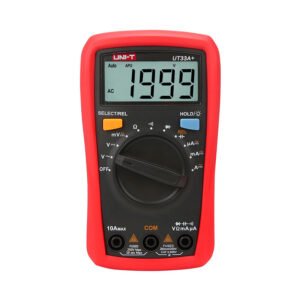 UNI-T UT33A+ Palm Size Auto-Ranging Digital Multimeter (600V AC/DC, 10A)