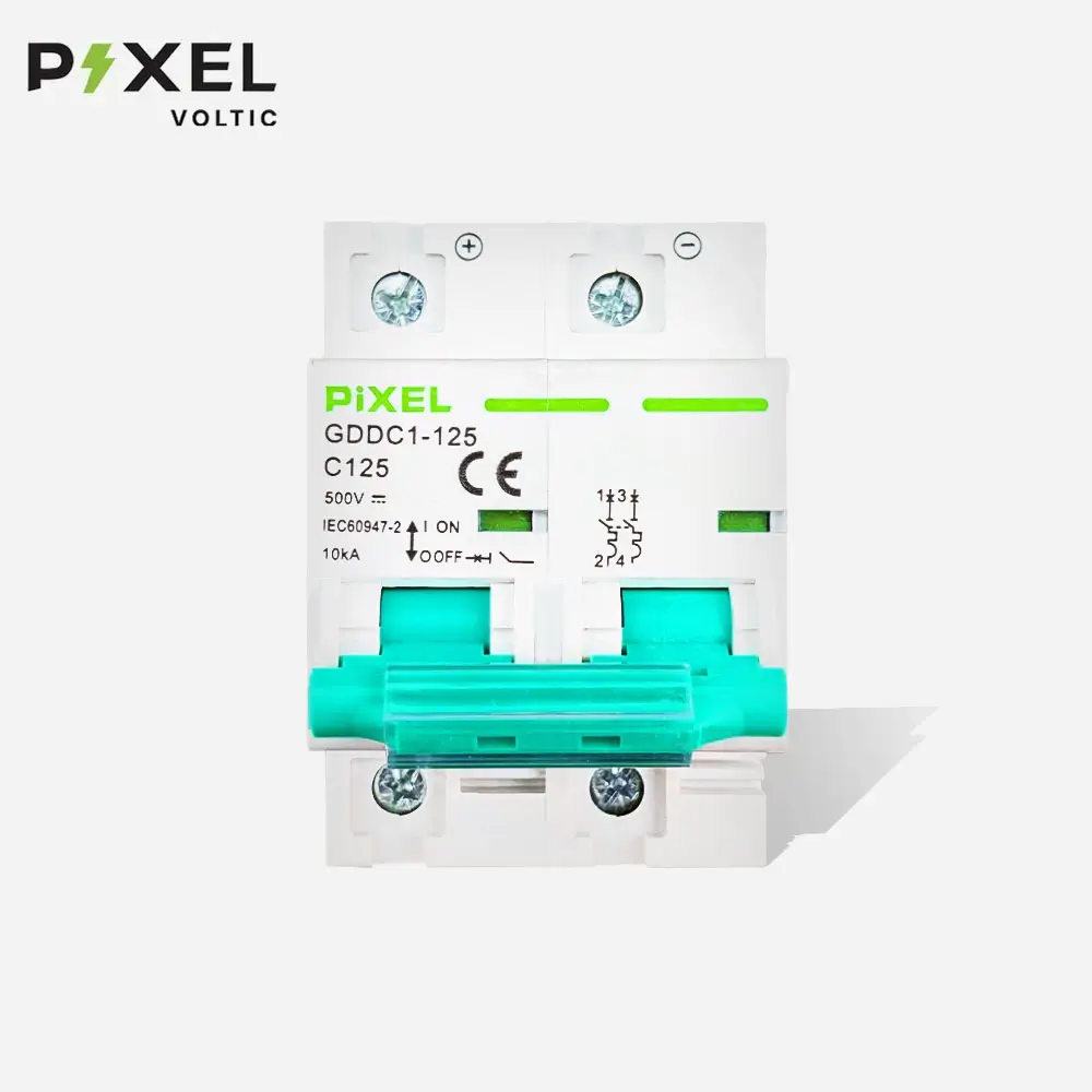 Pixel Voltic 2 Pole 125A DC MCB Battery Breaker